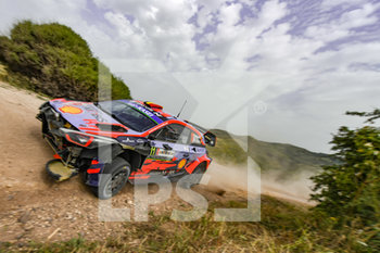 2019-06-14 - Thierry Neuville, su Hyundai i20 WRC plus dopo aver picchiato l´anteriore sulla Prova Speciale 8 - WRC - RALLY ITALIA SARDEGNA - DAY 02 - RALLY - MOTORS